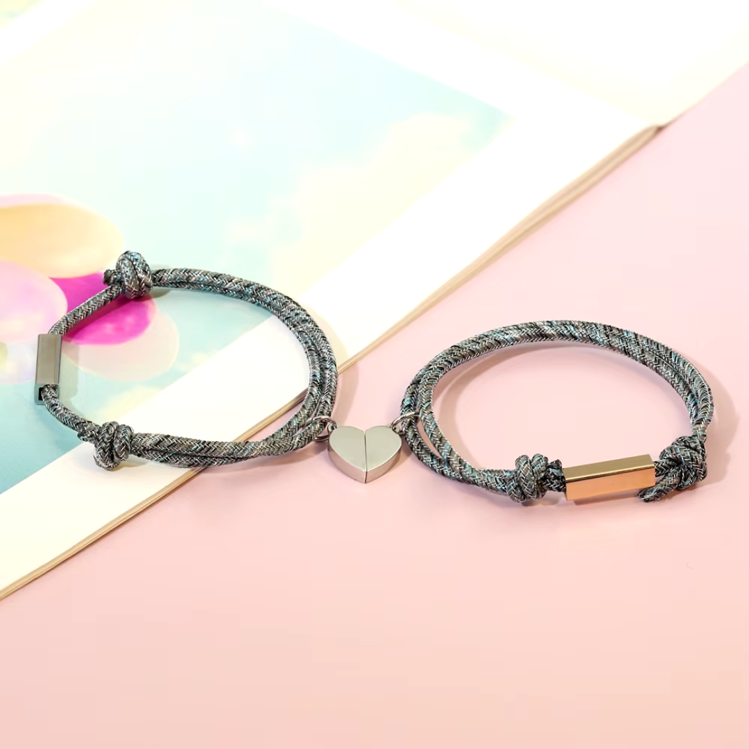 Personalized Magnetic Couple Bracelet