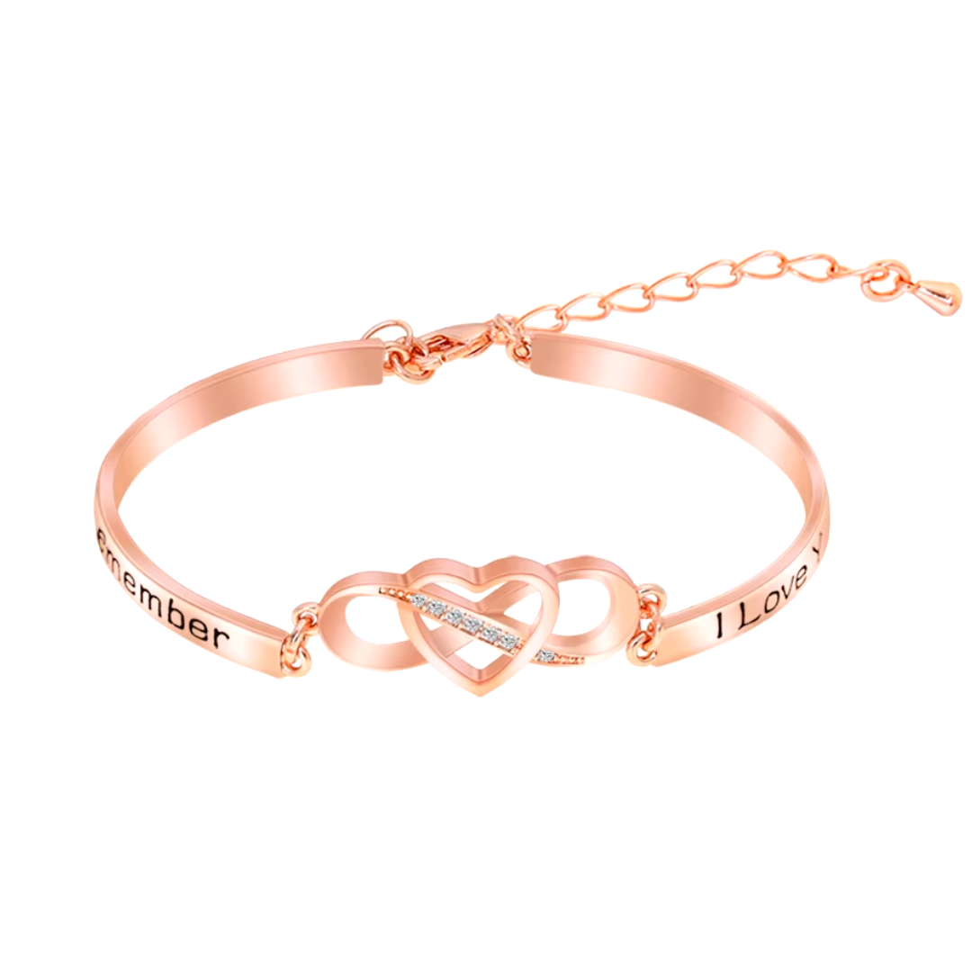 Infinity love Engraved Bracelet