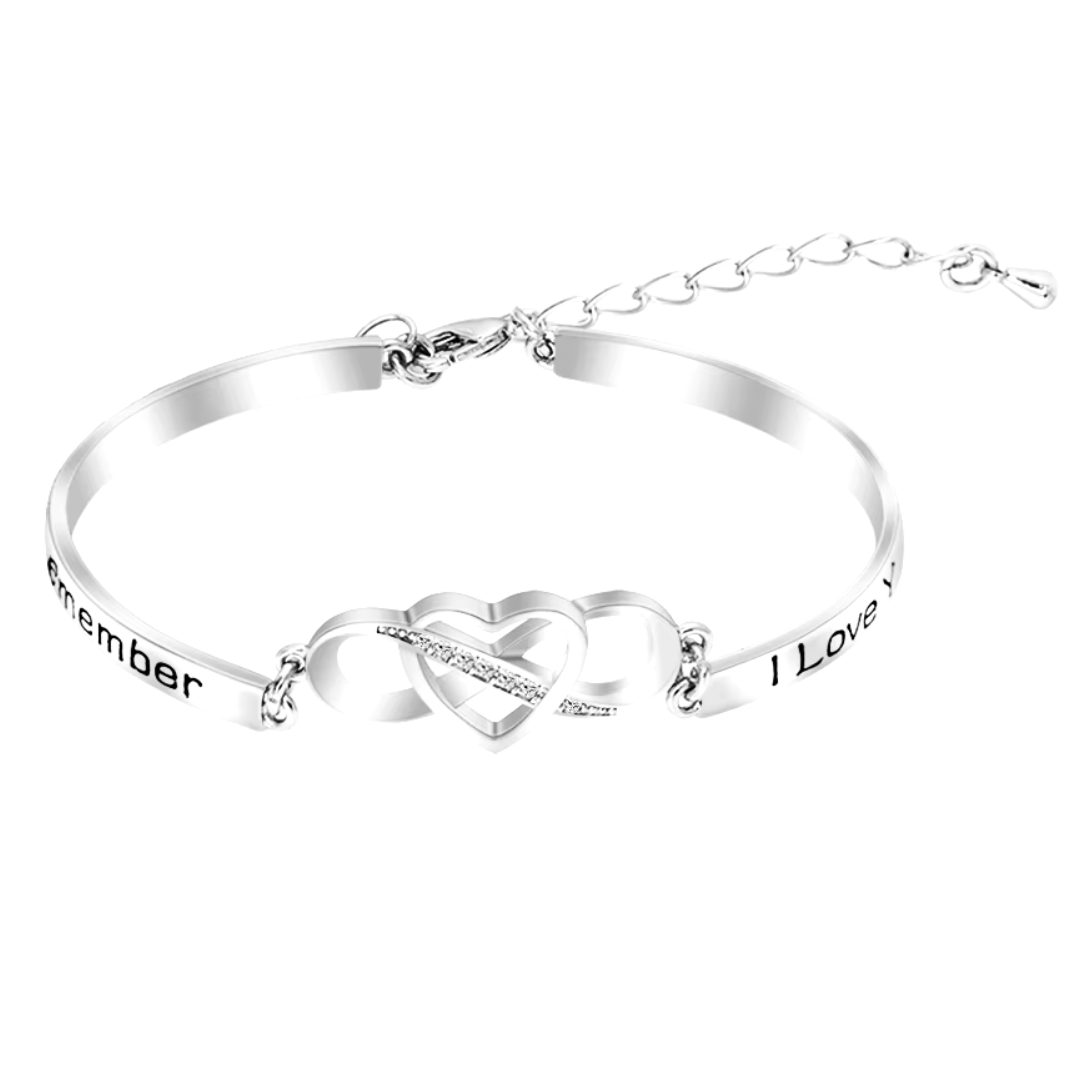 Infinity love Engraved Bracelet