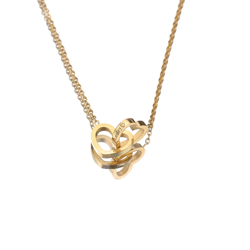 Teddy Bear Gift Box with heart pendant necklace