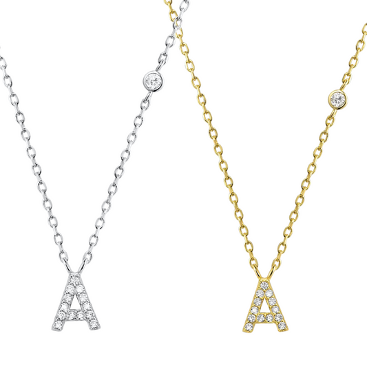 A- Z Pendant Monogram Necklace