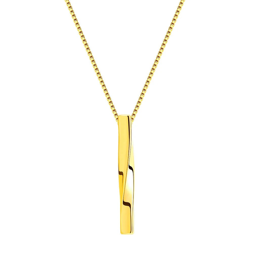 Luminous Bar Pendant  Necklace