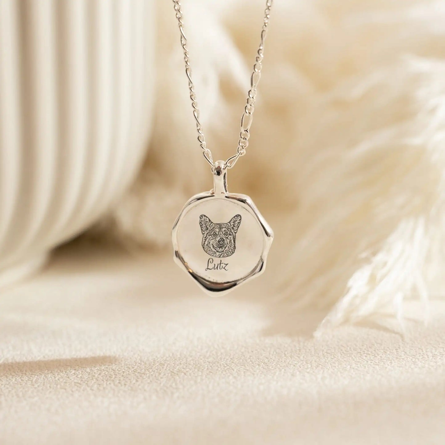 Personalized Pet Portrait Necklace